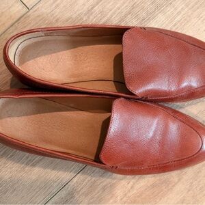 Madewell Chestnut Leather Loafers